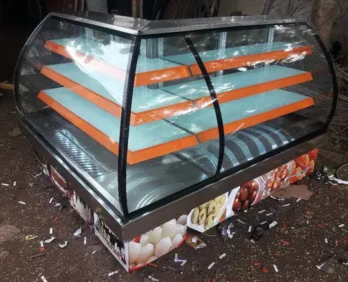 PR Stainless Steel Display Counter L type